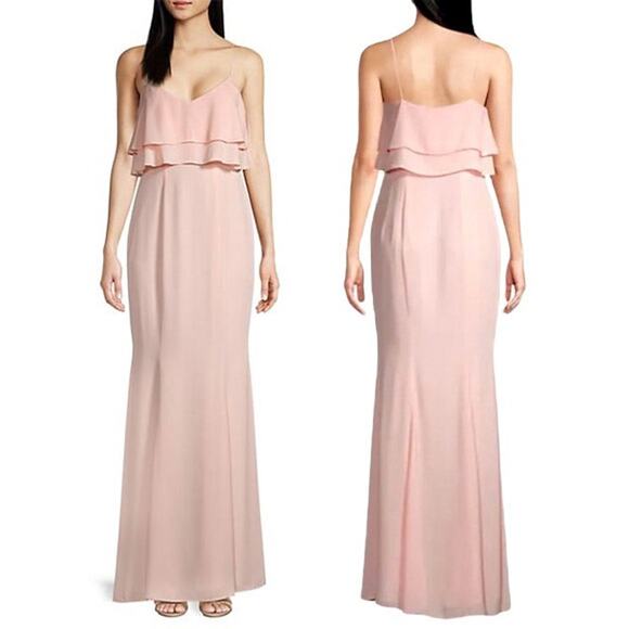 LIKELY NWT Monte Gown Maxi Dress in Blush Pink Size 4 - Picture 1 of 10